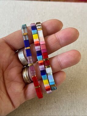 Miyuki Tila Stretch Bracelets